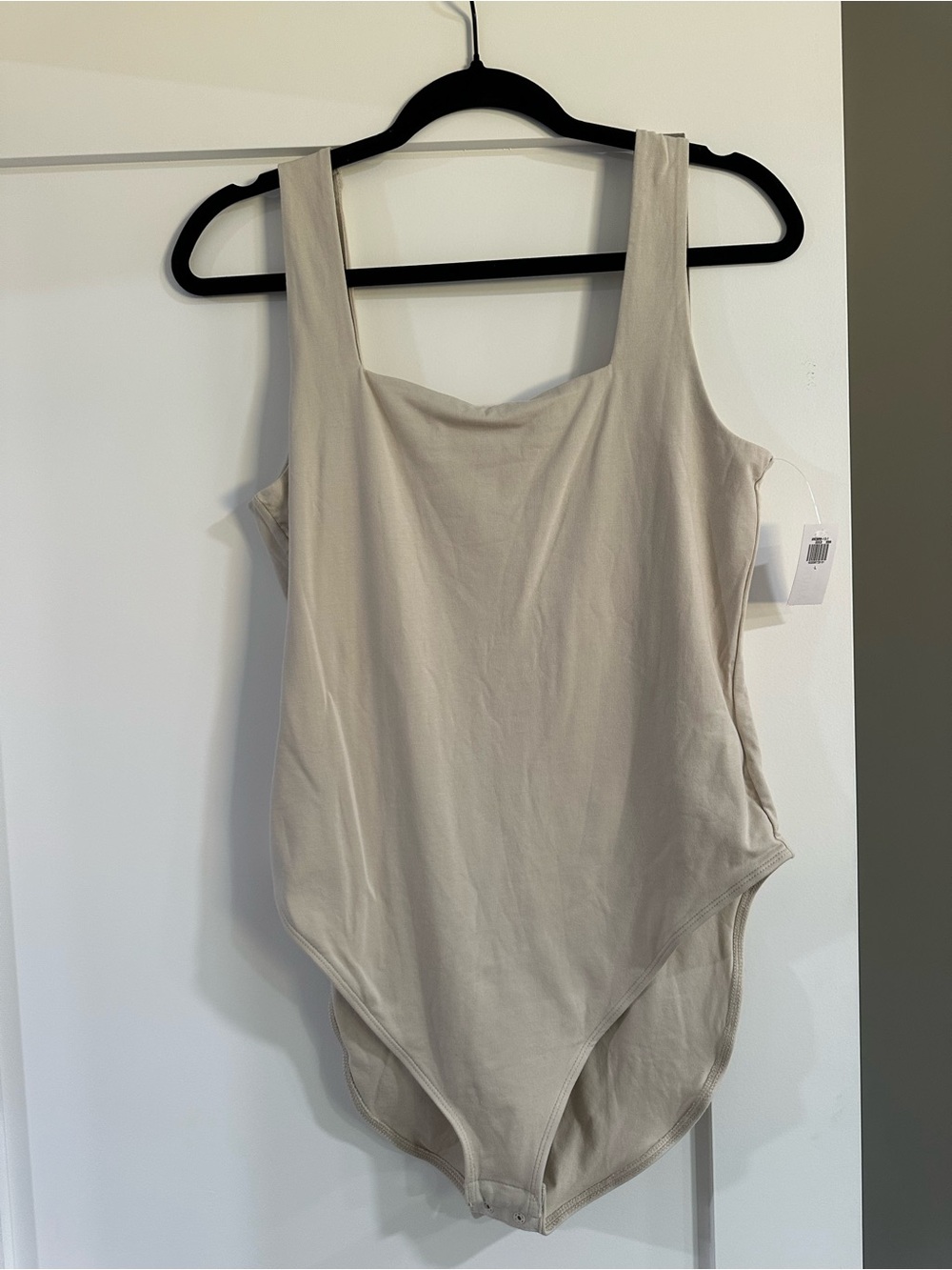 Old Navy Neutral Beige Scoop Neck Bodysuit